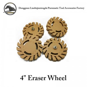 4 Inch  Rubber Eraser Wheel Decal Removal Wheel Decal Car Wallpaper Ceramic Cleaning Tools