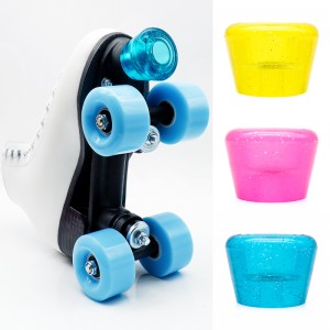 Factory price 5/16'' pure color bolt-on toe stop for roller skate